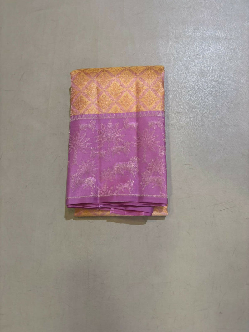 Chitrani Bridal silk saree - Pure silk saree