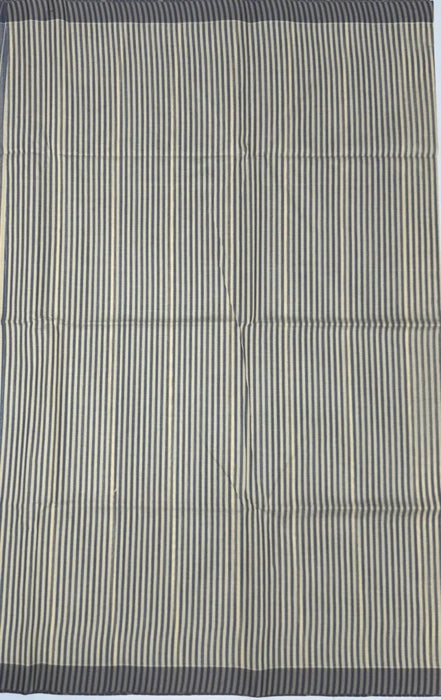 Vaasu cotton saree - light grey color body, pallu,blouse.